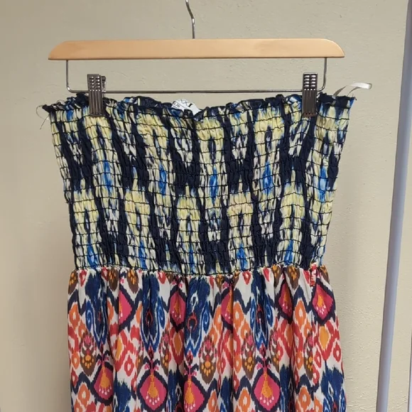 Multicolor Patterned Maxi Skirt - Picture 2 of 13